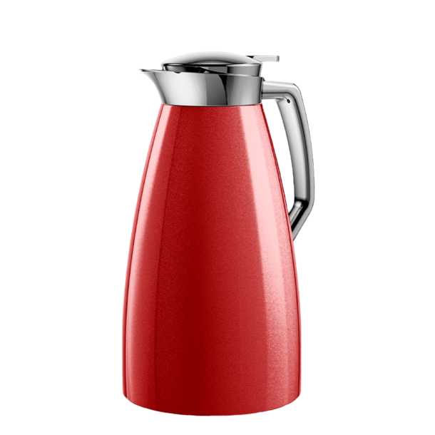 Emsa Insulated Jug Kettle Teapot Coffee Samba QP Plastic Transparent Red 1.5L 