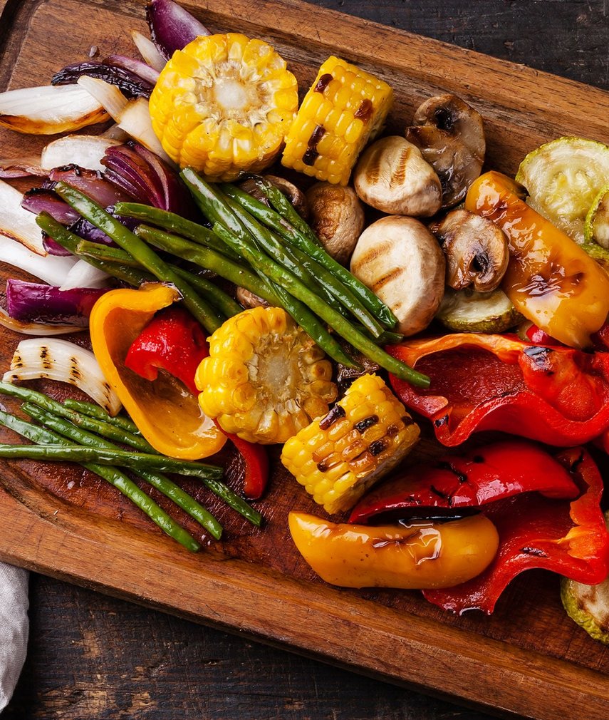 Rezeptideen für vegetarisches Grillen