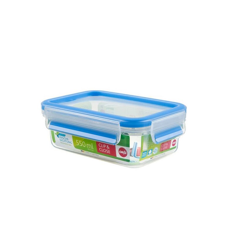Emsa Clip&Close 3D Perf Clean Frischhaltedose Frischhaltebox Aufschnittdose 2,6L