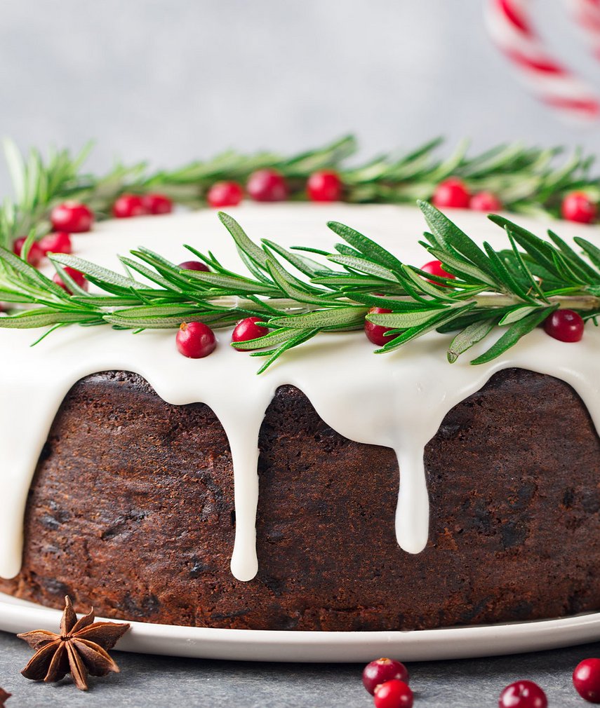 Weihnachtstorte backen