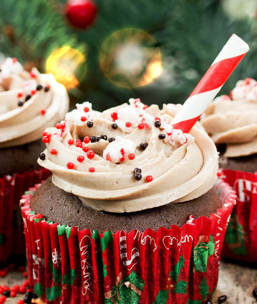 Weihnachtliche Cupcakes