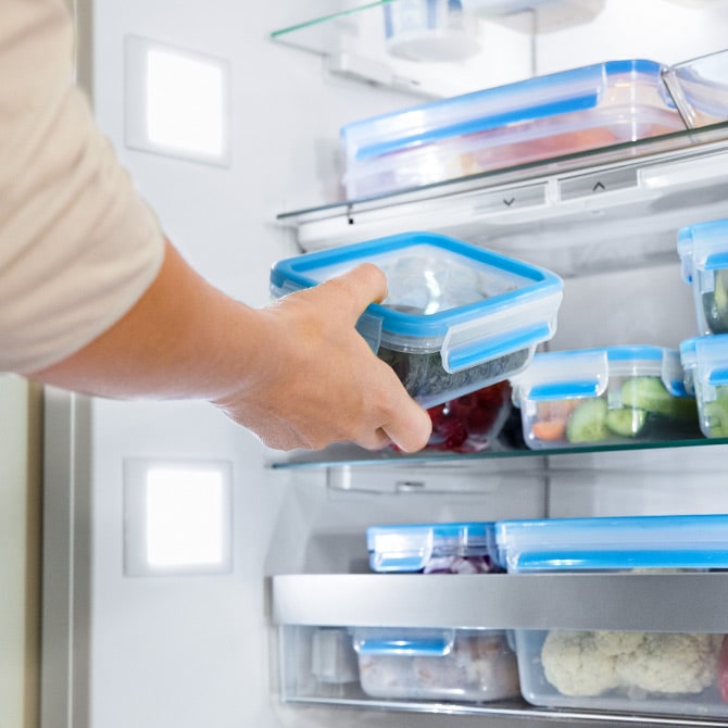 CLIP & CLOSE Frischhaltedosen Kühlschrank