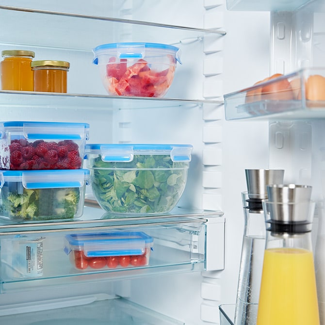 CLIP & CLOSE Frischhaltedosen Kühlschrank