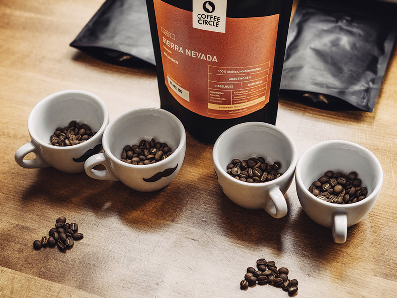 Fairtrade verschiedene Kaffeesorten