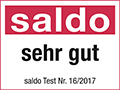 saldo Test Nr.16/2017 „sehr gut“
