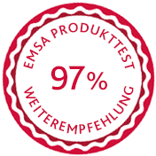 EMSA product test 97% recommendation