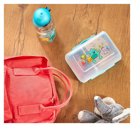 Children’s tableware and lunch boxes
