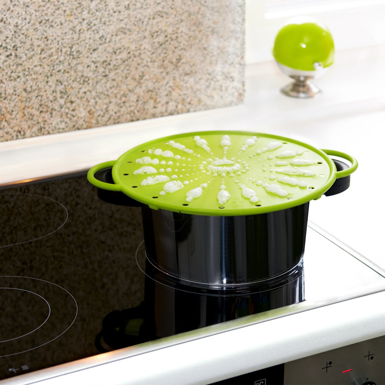 EMSA 514557 Smart Kitchen Silicone Splash & Splatter Guard Ø 26 cm Green